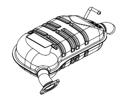 Rear Muffler (14136)