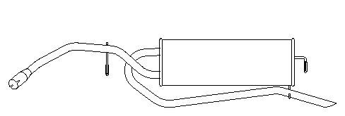 Rear Muffler (10205)