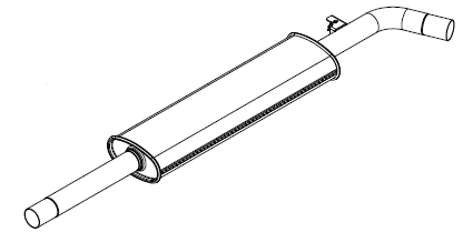 Centre Muffler (14519)