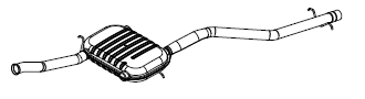 Rear Muffler (14483)