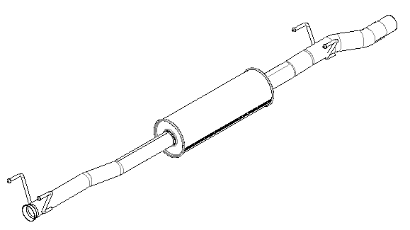 Centre Muffler (15656)