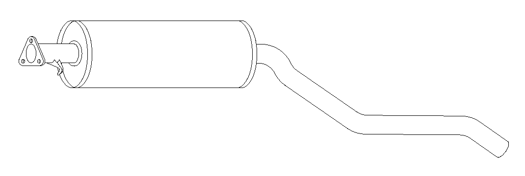 Centre Muffler (10688)