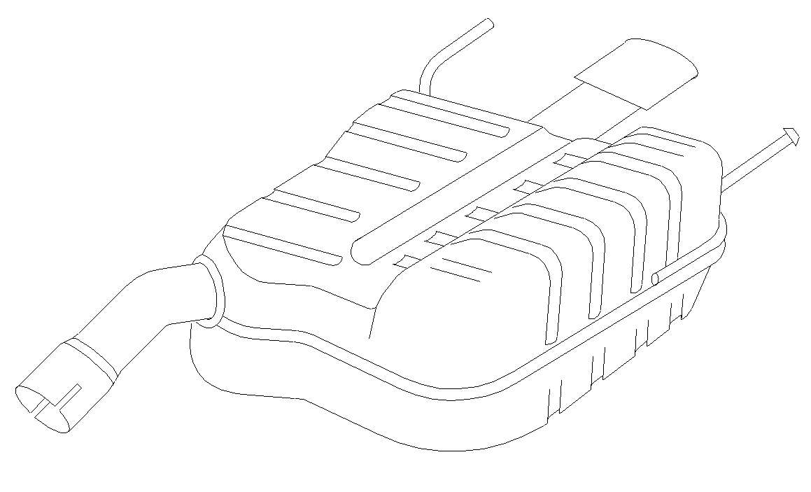 Rear Muffler (11409)