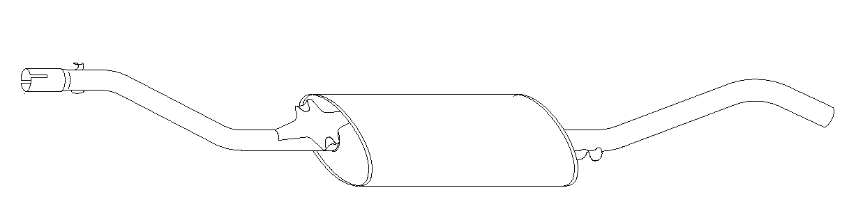 Rear Muffler (10951)