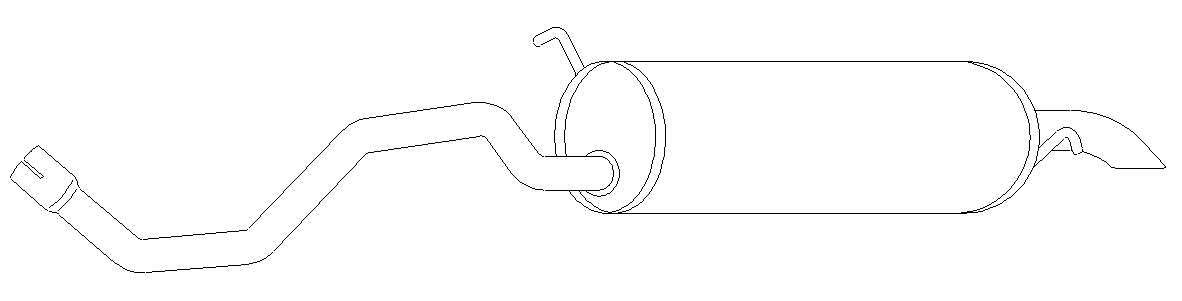 Rear Muffler (11142)