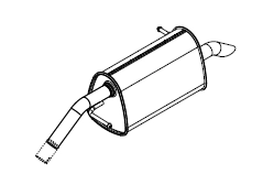 Rear Muffler (14560)