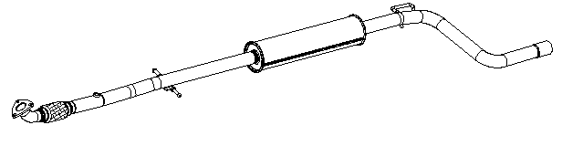 Centre Muffler (16164)