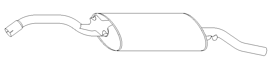 Rear Muffler (10933)