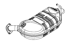 Rear Muffler (15132)