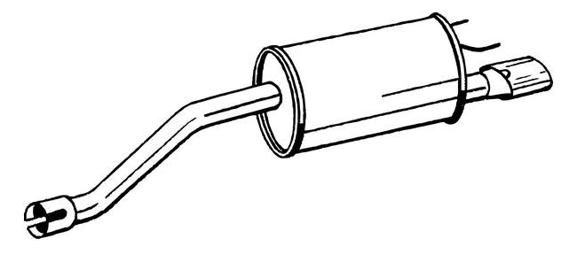 Rear Muffler (15507)