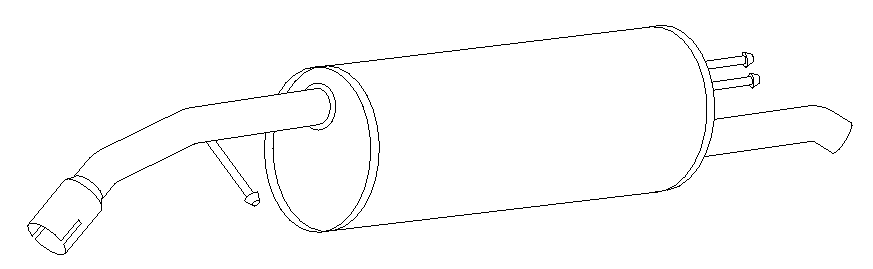 Rear Muffler (11178)