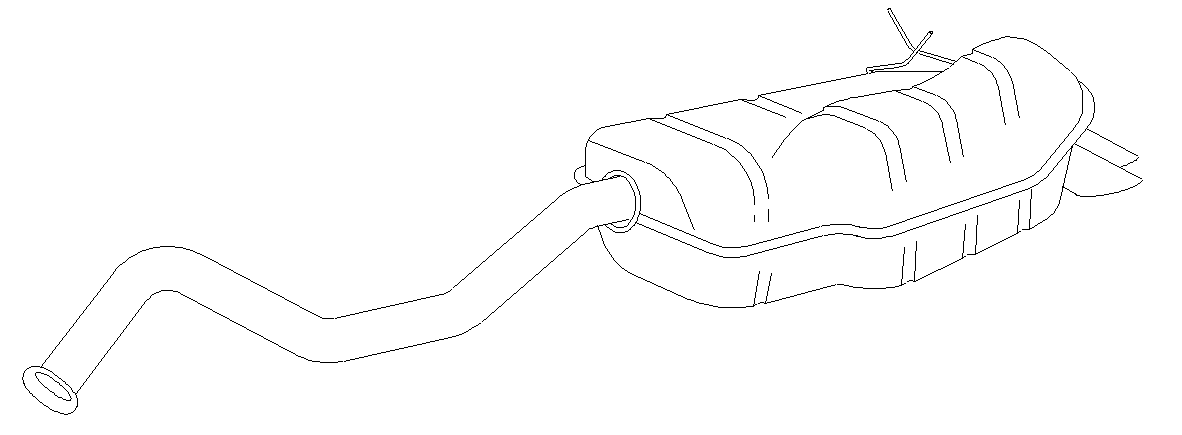 Rear Muffler (11114)