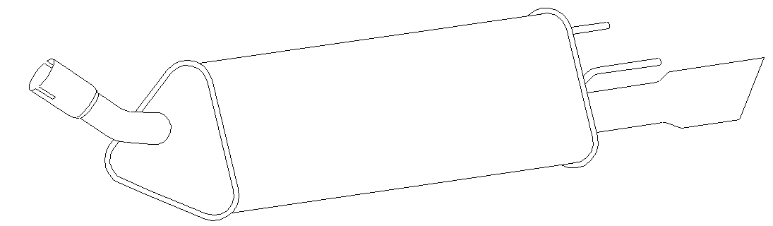 Rear Muffler (10631)