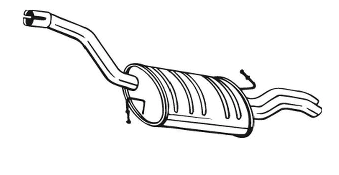 Rear Muffler (15532)