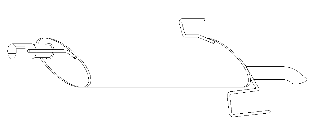 Rear Muffler (10588)