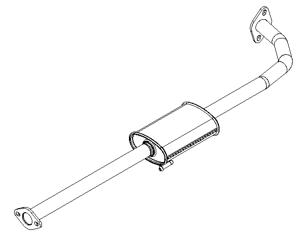 Centre Muffler (14676)