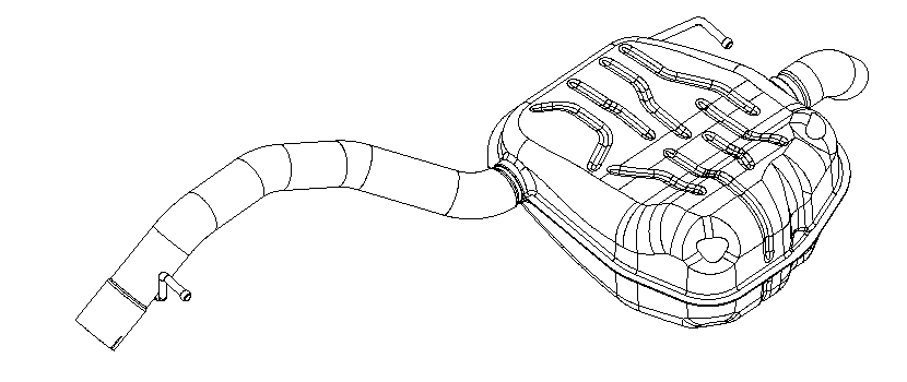 Rear Muffler (15367)