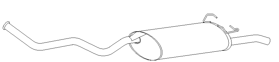 Rear Muffler (10779)