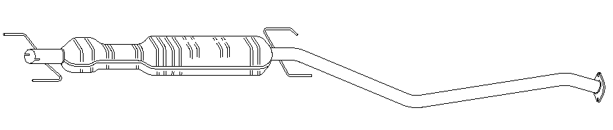 Centre Muffler (10580)