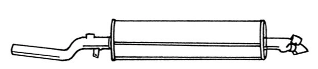 Rear Muffler (10510)