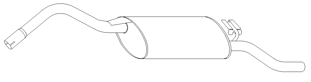 Rear Muffler (10851)