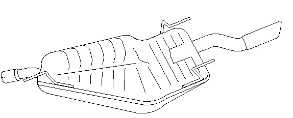 Rear Muffler (10838)