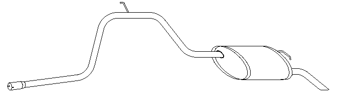 Rear Muffler (10273)