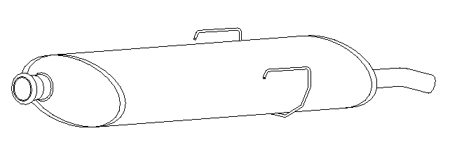 Rear Muffler (10726)