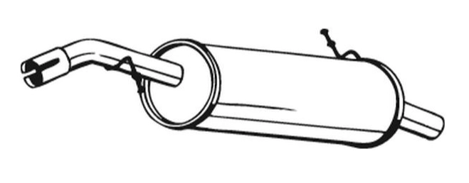 Rear Muffler (15493)