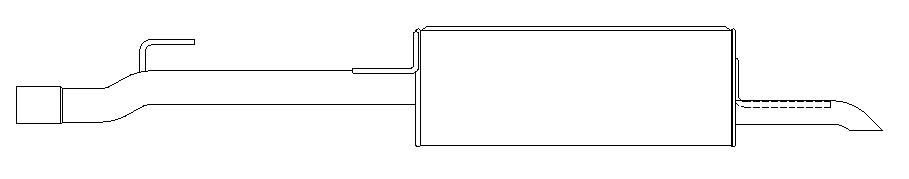 Rear Muffler (11349)