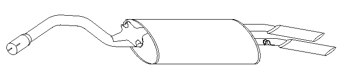 Rear Muffler (10932)