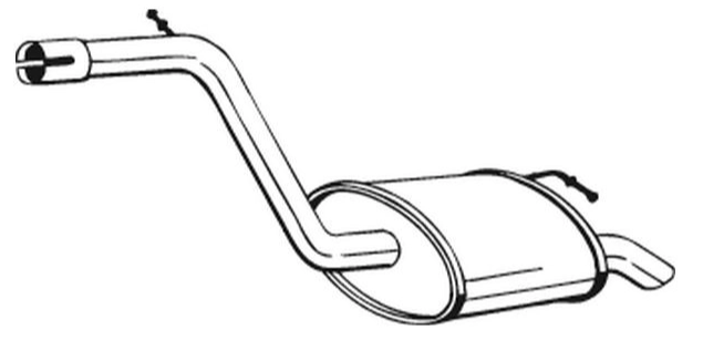 Rear Muffler (12546)