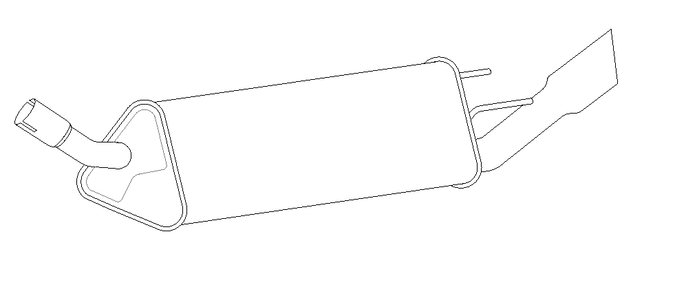 Rear Muffler (10680)