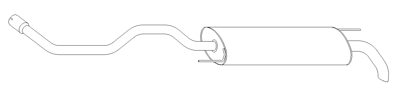 Rear Muffler (10976)