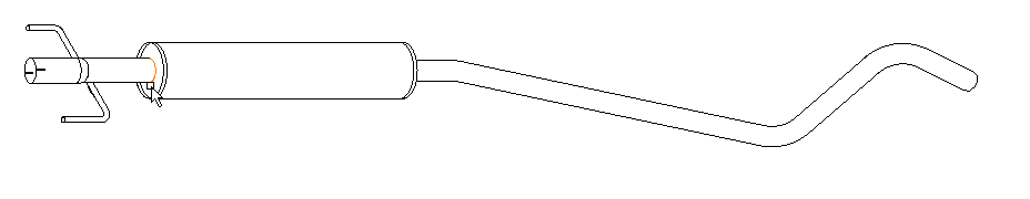 Centre Muffler (10578)