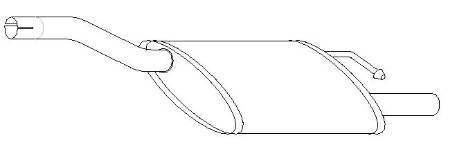 Rear Muffler (10261)