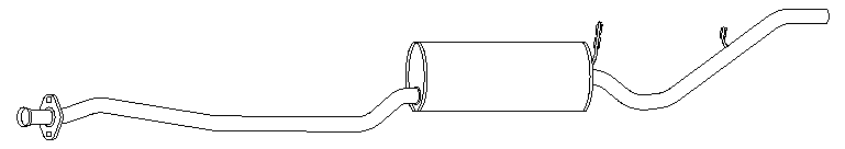 Rear Muffler (10225)