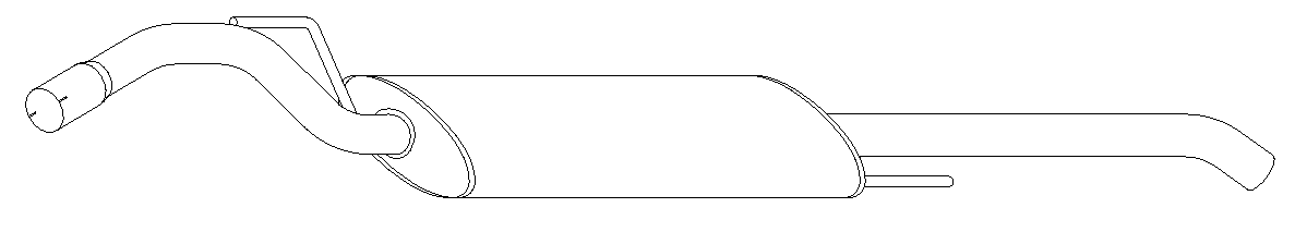 Rear Muffler (10973)