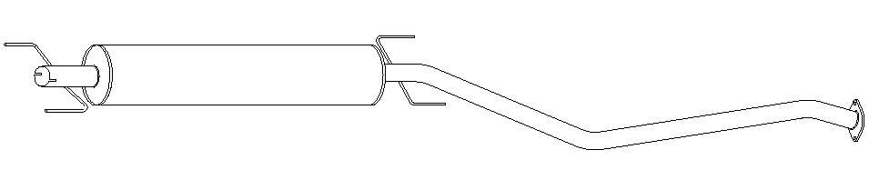 Centre Muffler (11069)