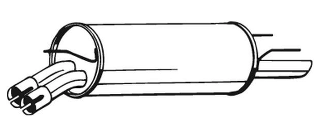Rear Muffler (12614)