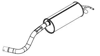 Rear Muffler (14556)
