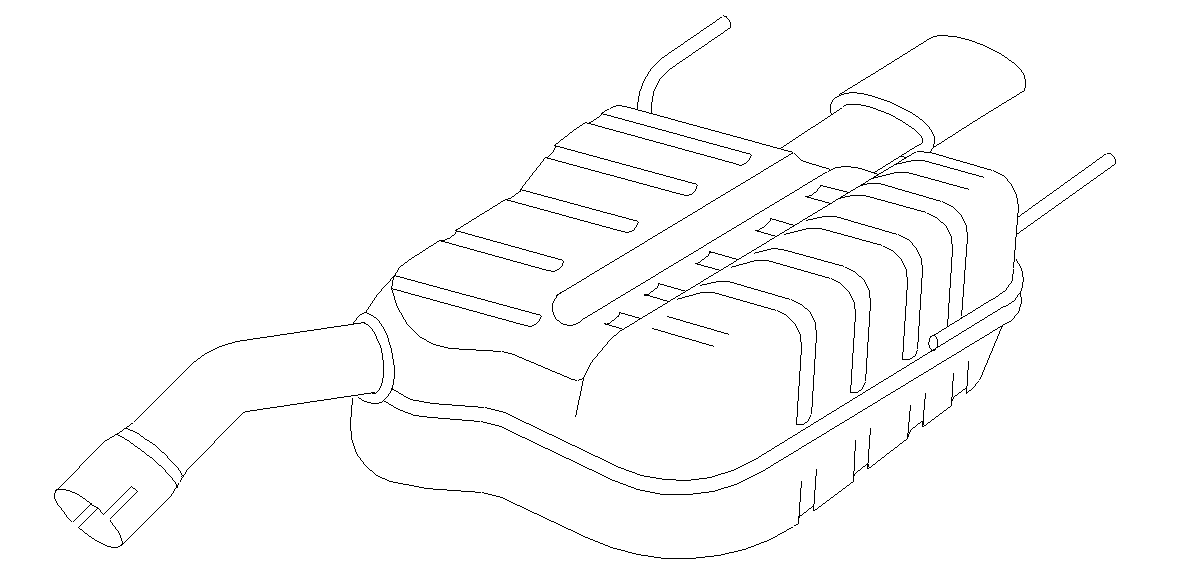 Rear Muffler (11054)