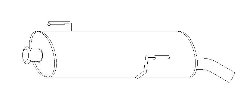 Rear Muffler (10731)
