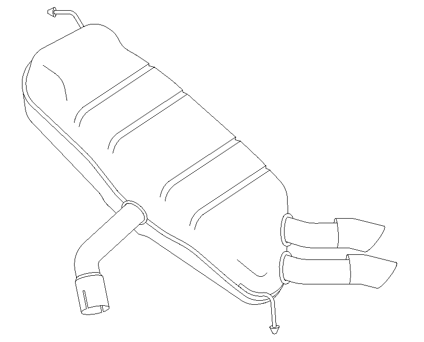 Rear Muffler (11437)