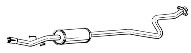 Centre Muffler (12866)
