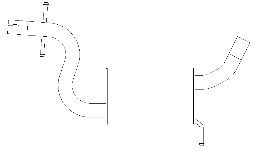 Centre Muffler (14614)