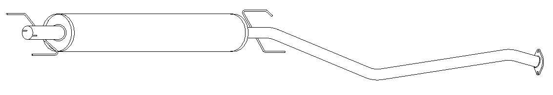 Centre Muffler (10583)