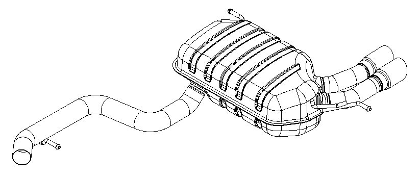 Rear Muffler (15300)