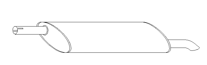 Rear Muffler (10584)