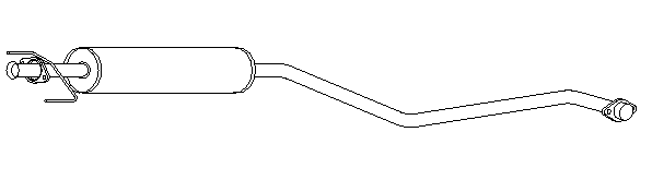 Centre Muffler (10696)